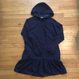 BP Nordstrom navy sweatshirt dress